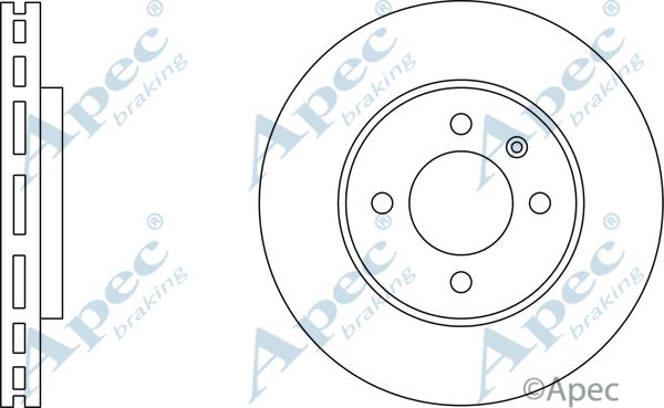 APEC BRAKING Jarrulevy DSK2187